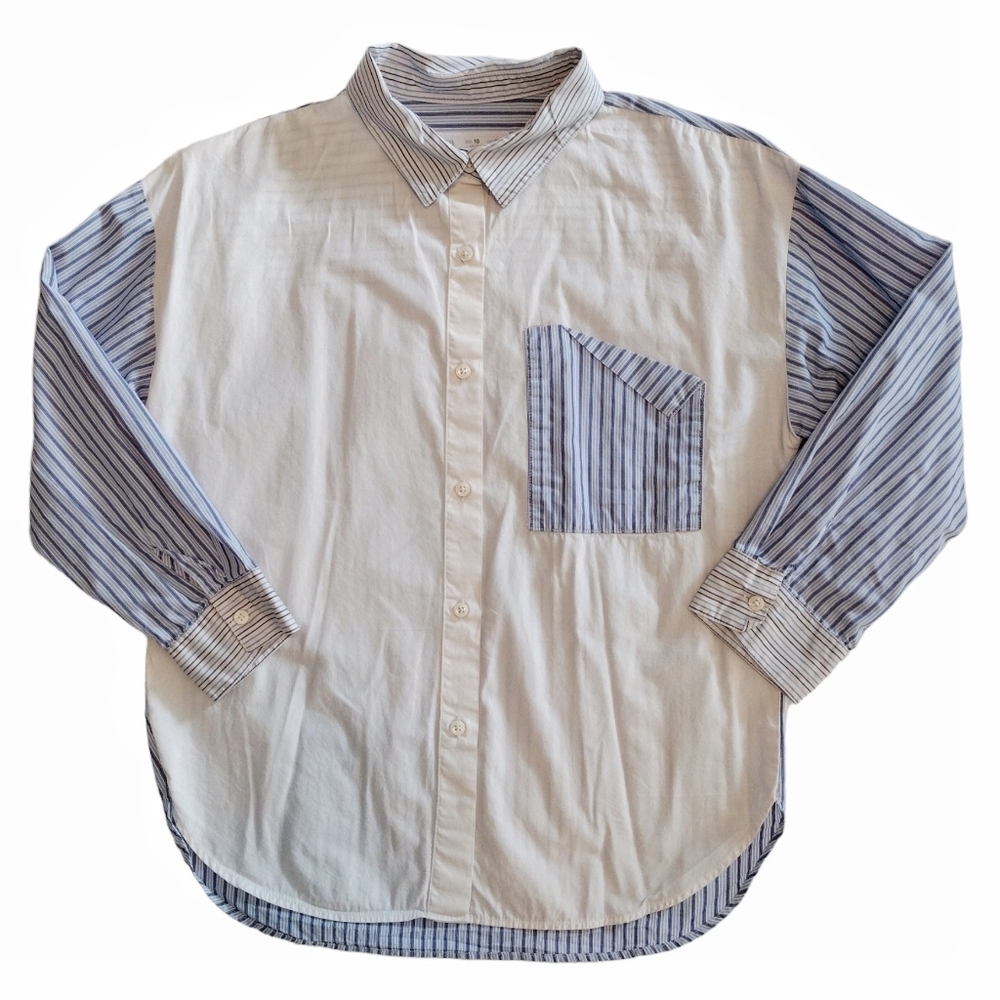 Zara - Girls Striped Button Front Shirt